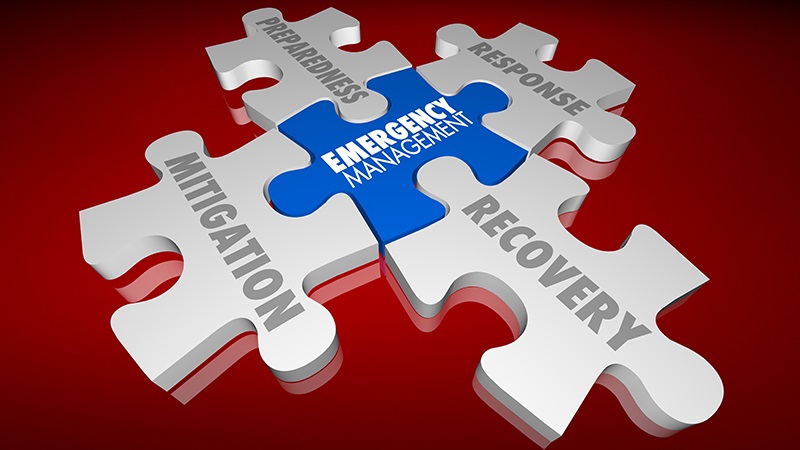 Emergency management jigsaw puzzle