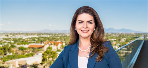 Mayor Romero on rooftop