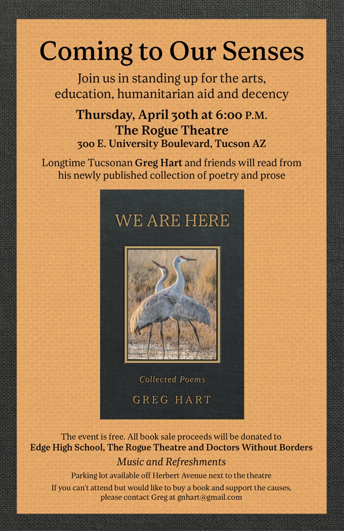 Flyer for Coming to our senses poetry event.jpg