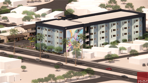 Amazon Flats Exterior Rendering from PMM Architects