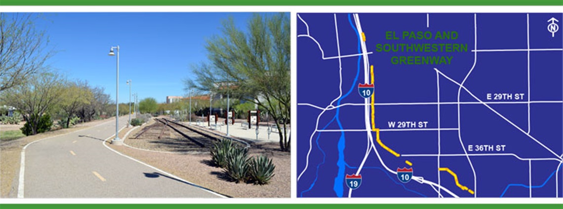 Park El Paso and Southwestern Greenway photo and map