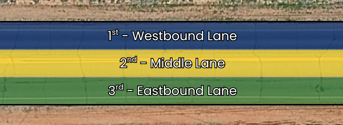 Irvington-Lane-Phasing - Westbound will be first, followed by the middle lane, then eastbound