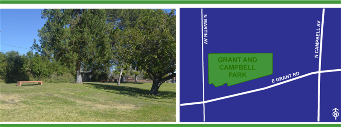 Grant and Campbell Park header web photo and map