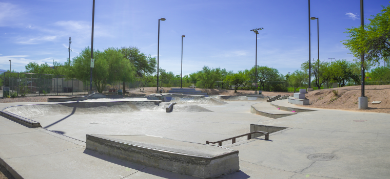Kids at Purple Skate park